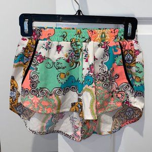 Angel Biba Floral Flowy Shorts